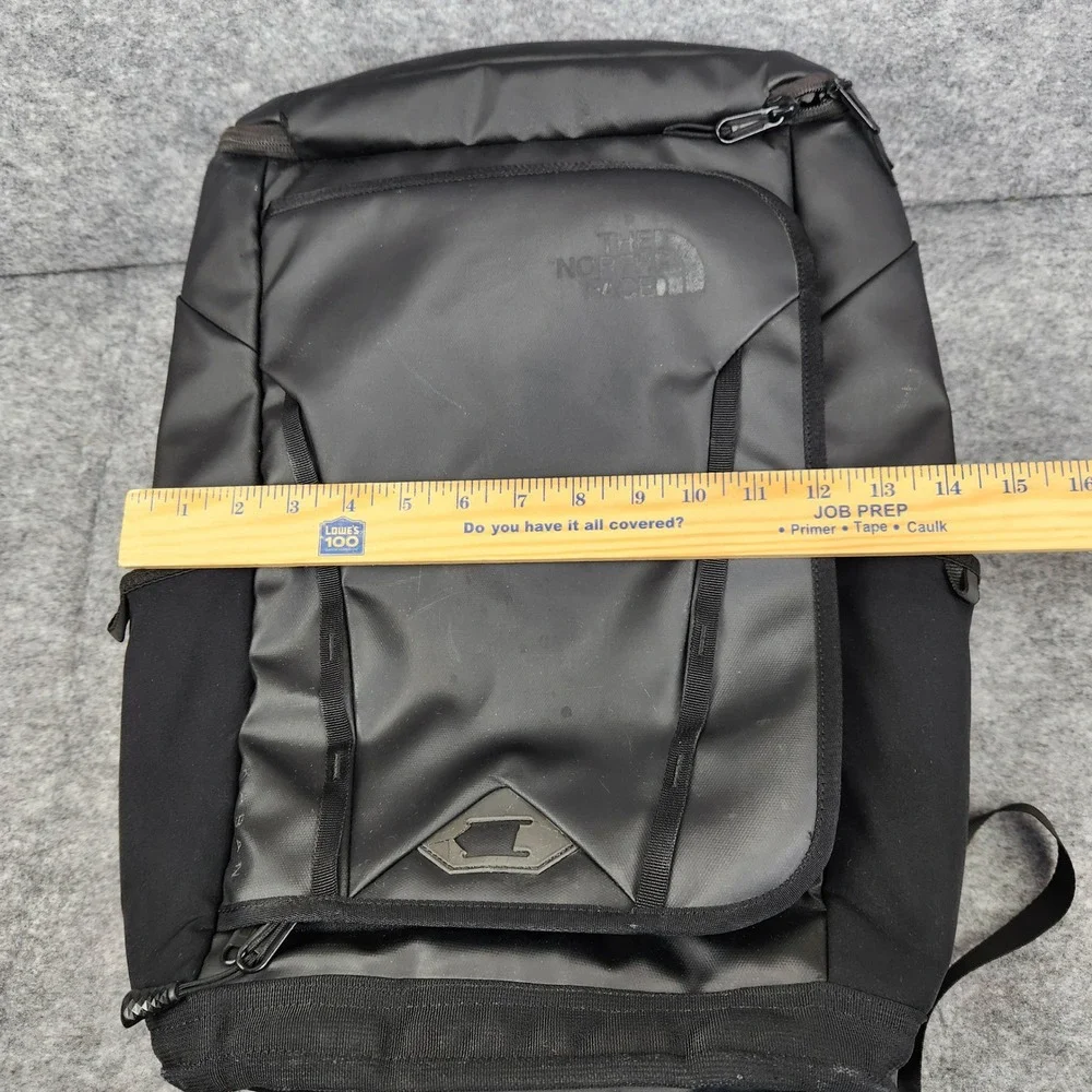 North Face Kaban Transit Backpack Black 25L Laptop Travel Bag Padded FlexVent